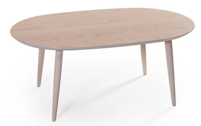 Populärt val Team 120X75 cm Vitpigmenterad Ek - Bordbirger - Bonus Möbler