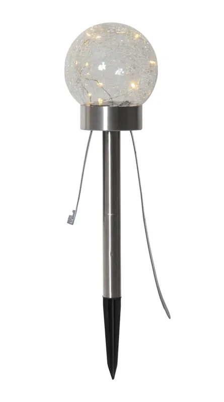 GLORY Solcellsdekoration 35cm Transparent IP44 Kampanjpris