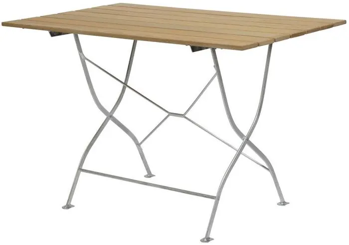 Premium Bryggeribord 110X70 cm Oljad Ek / Varmförzinkat Stativ - Grythyttan Stålmöbler - Bonus Möbler