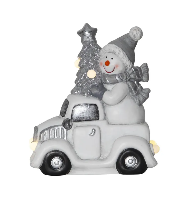 FRIENDS BIL & TOMTE Dekorationsfigur 23cm Sista chansen