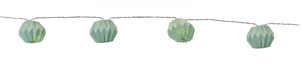 Rabatter ORIGAM Ljusslinga 225cm Grön