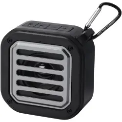 Populär Solo soldriven Bluetooth®-högtalare med karbinhake på 3 W av IPX5 RCS-återvunnen plast