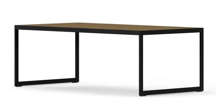 Endast idag Square 2000 122X62 cm Svart Burned Walnut - Englesson - Bonus Möbler