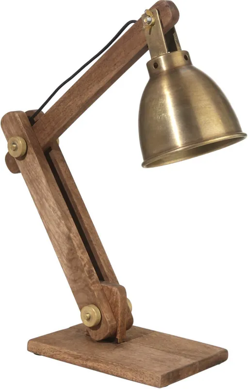 Kundfavorit ASHBY Bordslampa 50cm Pale Gold