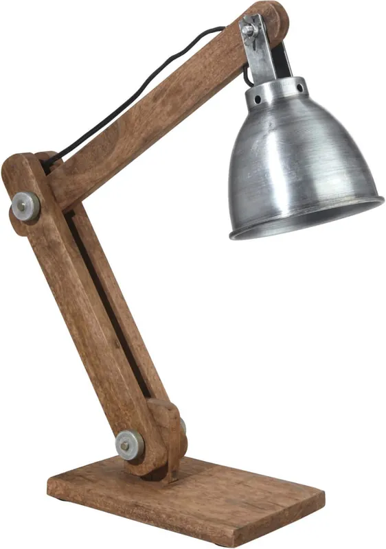Kampanjpris ASHBY Bordslampa 50cm Pale Silver