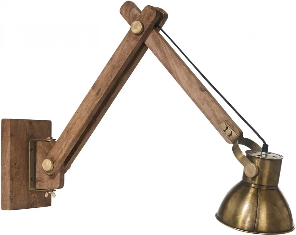 ASHBY Vägglampa 58cm Pale Gold Köp nu