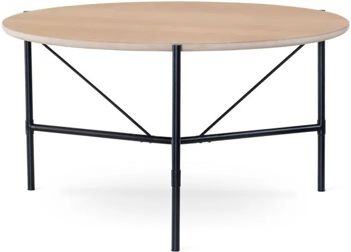 Sista chansen Ale Ø135 cm Vitoljad Ek - Torkelson - Bonus Möbler