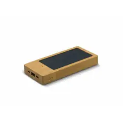 Powerbank bambu med solpanel 8000mAh Outlet