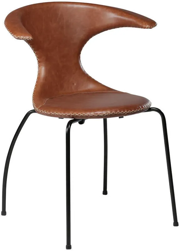 Flair Läder / Svart Light Brown - Dan-Form - Bonus Möbler Extra rabatt