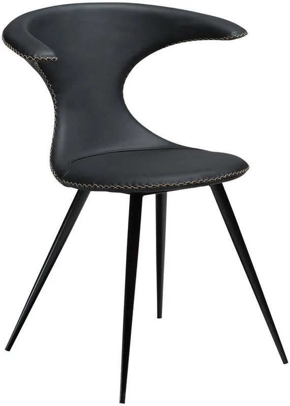 Lågt pris Flair Läder / Runda Svart Black - Dan-Form - Bonus Möbler