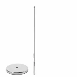 Bordsflaggstång 500 mm - med metallfot Säker betalning