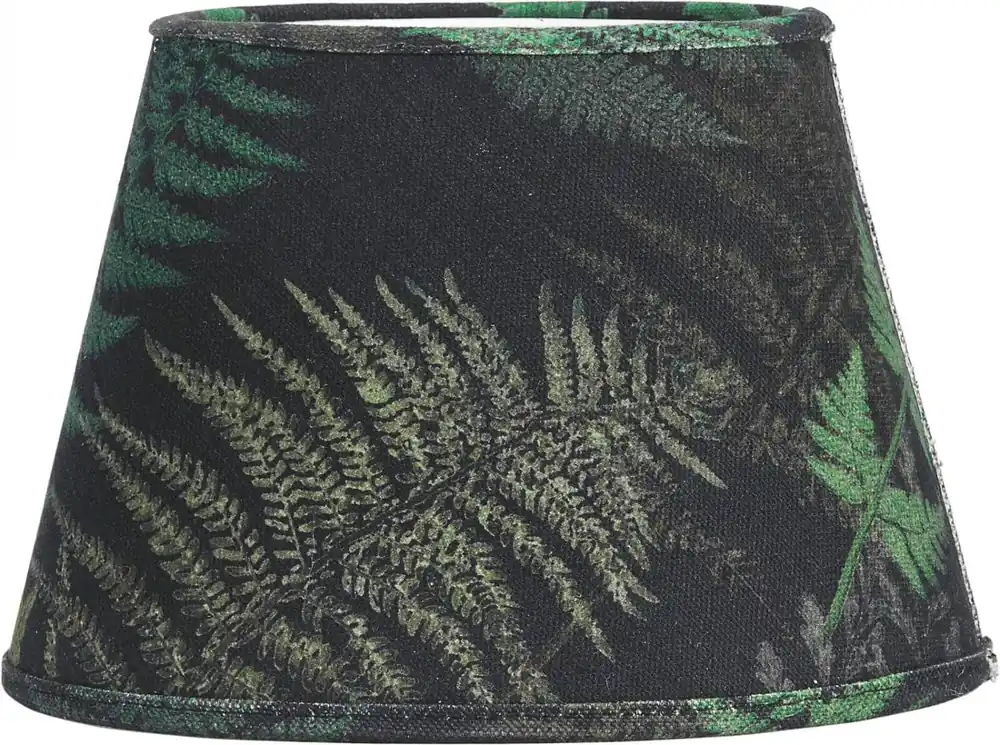 Utförsäljning OVAL CLASSIC Lampskärm 25/15cm Flora Svart