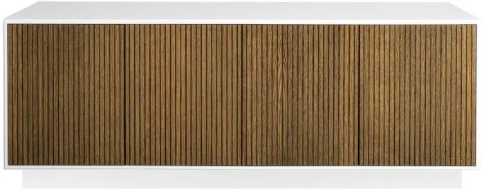 Line 4D Låg Burned Walnut White - Englesson - Bonus Möbler Begränsad tid