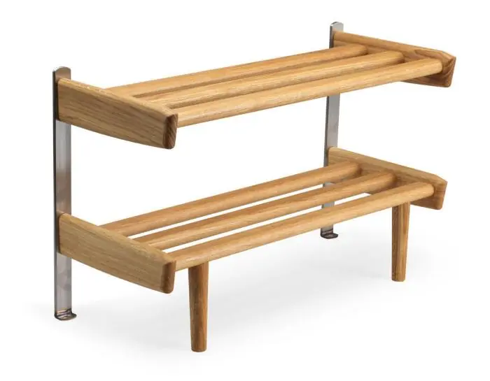 Handla nu Meja Golv 59 cm 2 Plan Lackad Ek - Oscarssons Möbel - Bonus Möbler