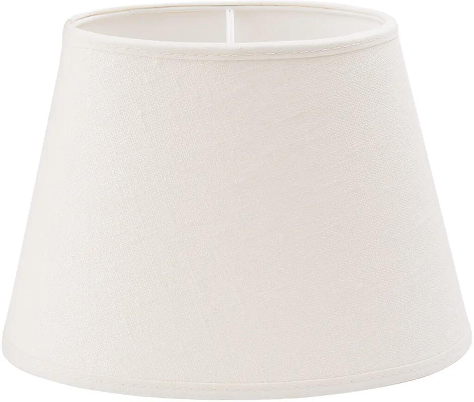 OVAL LIN Lampskärm 25/15cm OffWhite Bästa pris