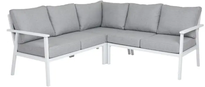 Samvaro Hög Vit / Grå - Brafab - Bonus Möbler Fynd
