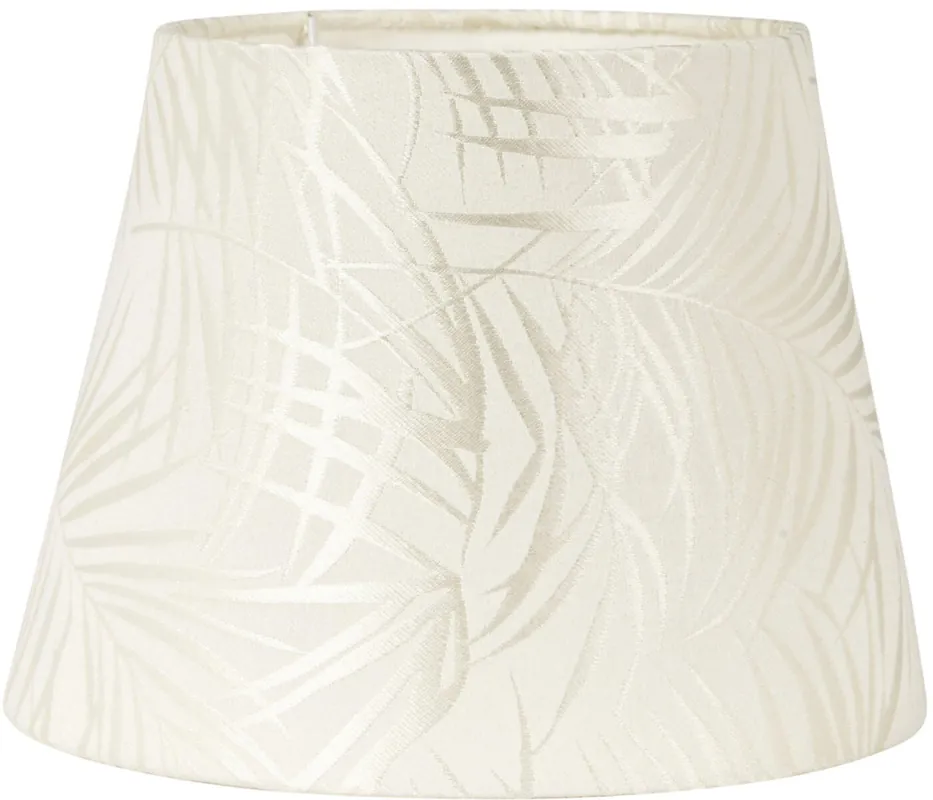 OVAL SAMMET Lampskärm 25/15cm Louis Ecru Extra rabatt