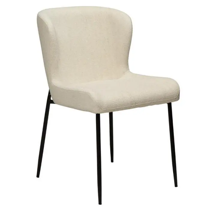Glam Bouclétyg Simply Beige / Black - Dan-Form - Bonus Möbler Kundfavorit