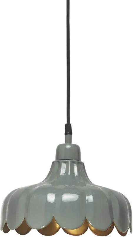 Billigare WELLS Tak/Fönsterlampa 24cm Grön/Guld