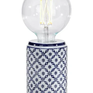 ZHANG LI Lampfot 16cm Blå Fynd