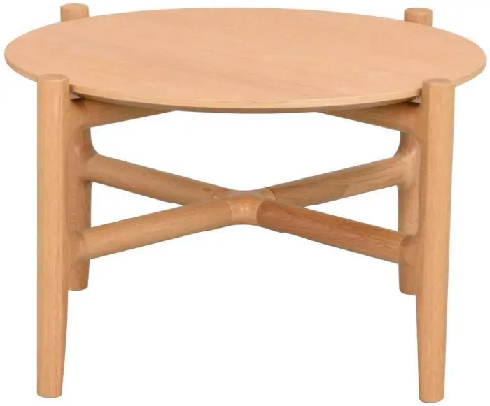 Holton Runt Ø55 cm Lackad ek - Rowico Home - Bonus Möbler Billigare
