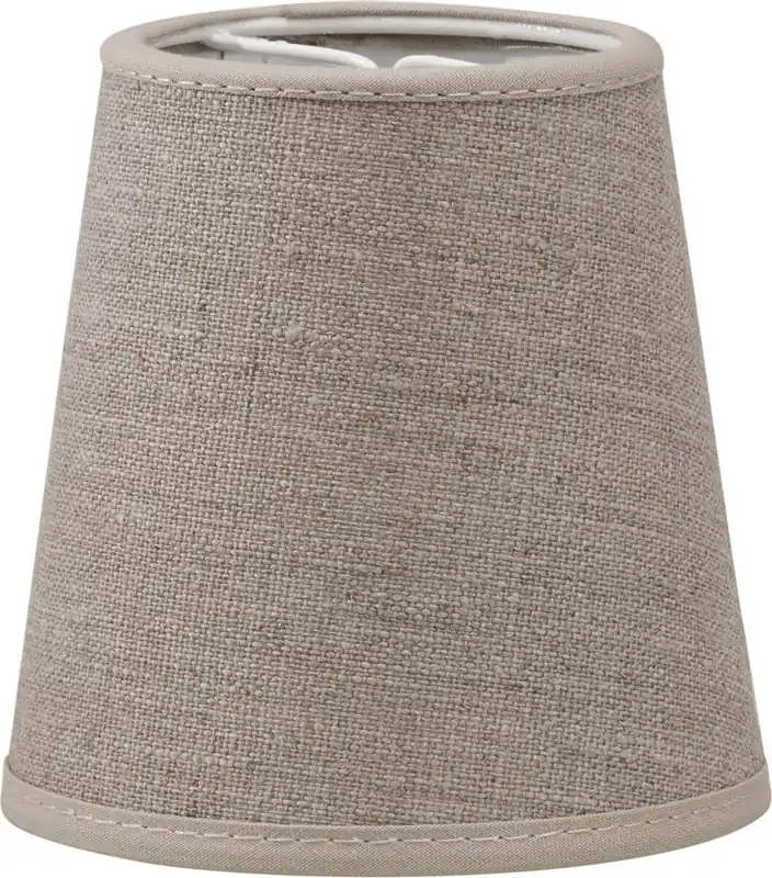 Snabb frakt QUEEN Lampskärm 10/7cm Lin Natur