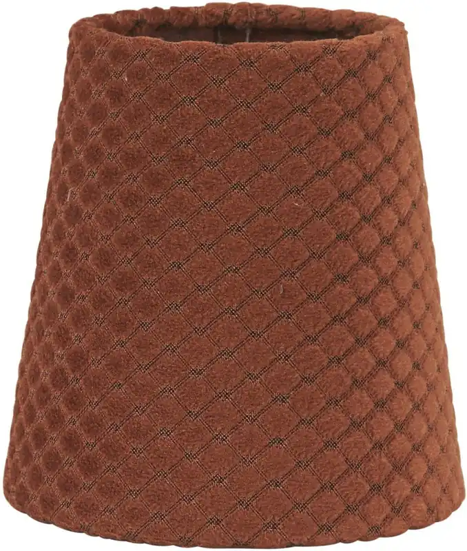 QUEEN Lampskärm 10/7cm Ruta Rost Kundfavorit