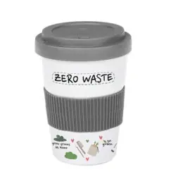Porslinsmugg Coffee 2 Go med 4 cm band Kundfavorit