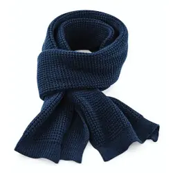 Classic Waffle Knit Scarf Bästa pris