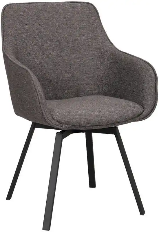 Alison Metallben / Tyg Grått tyg - Rowico Home - Bonus Möbler Handla nu