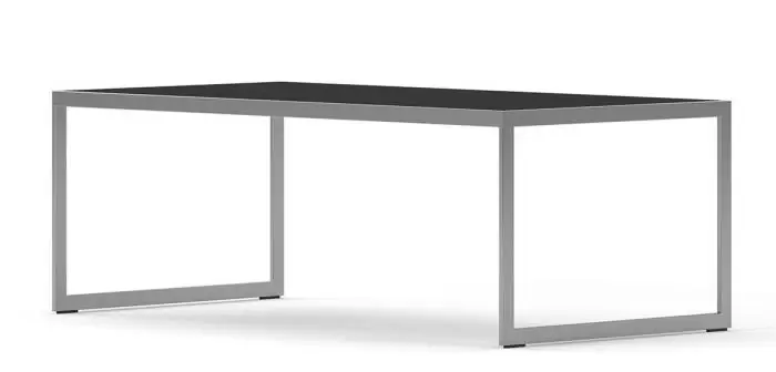 Square 2000 122X62 cm Silvergrå Black Oak - Englesson - Bonus Möbler Snabb frakt