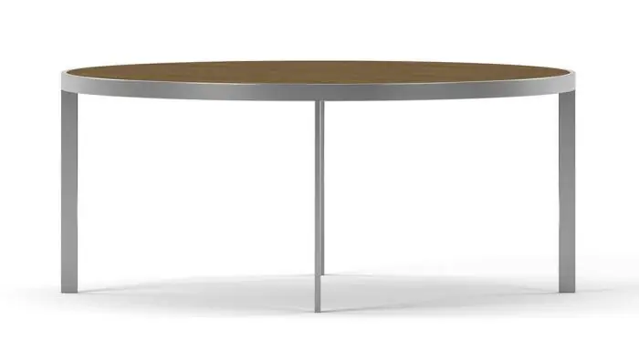 Square Ø93 cm Silvergrå Burned Walnut - Englesson - Bonus Möbler Beställ idag