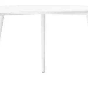 Miss Tailor Runt Ø130 cm Björk, Vit 21 - Stolab - Bonus Möbler Populär