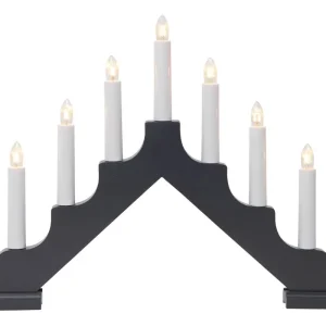 Bästa pris ADA Träljusstake 37,5cm Grå