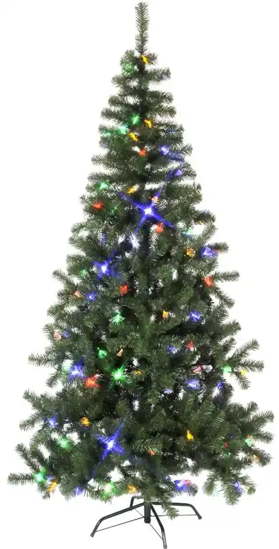 Begränsad tid ALASKA Julgran med 152LED 210cm IP44 Grön