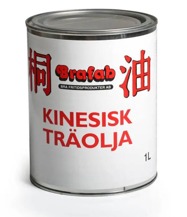 Kinesisk Färglös Träolja 1 liter - Brafab - Bonus Möbler Fri frakt
