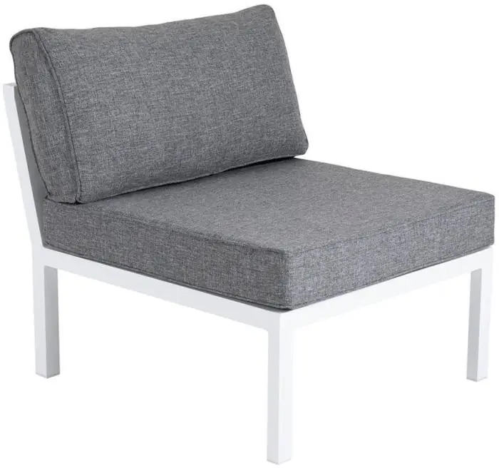 Weldon Mittdel Vit / Grå - Brafab - Bonus Möbler Kundfavorit