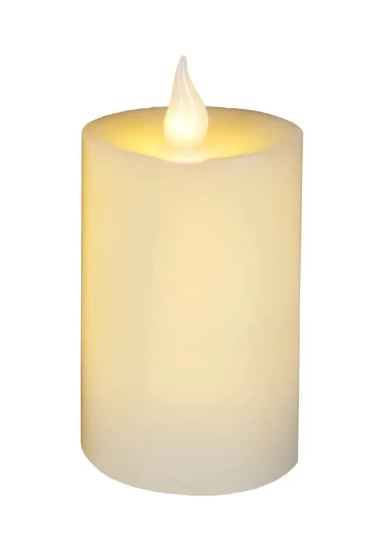 FLAME LED-Blockljus 12cm Elfenben Köp nu