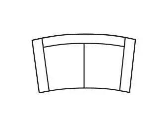 Bästa pris Avon 2-sits svängd 180 cm - Burhéns - Bonus Möbler
