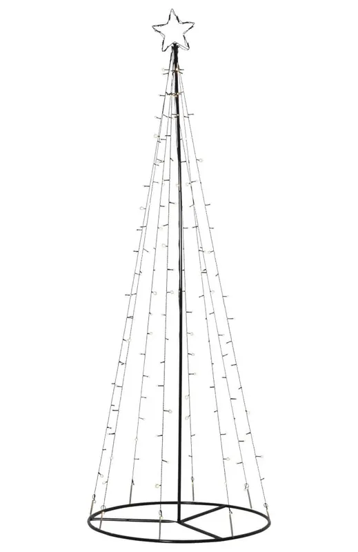 LIGHT TREE Utomhusdekoration 75cm 170LED IP44 Svart Fynd