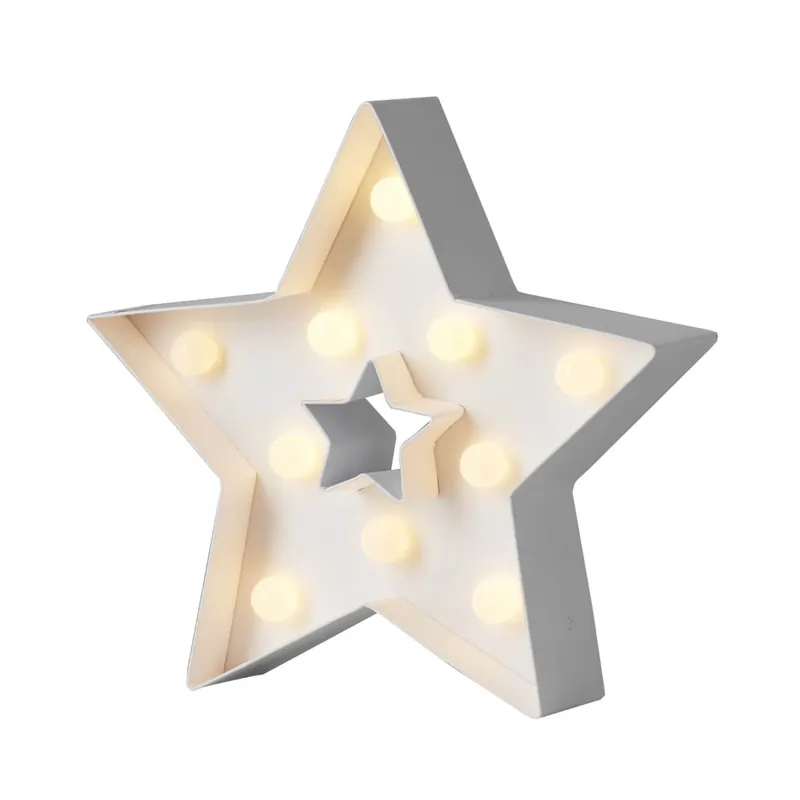 PAPYRUZ Stjärna 21cm 10LED Vit Endast denna vecka