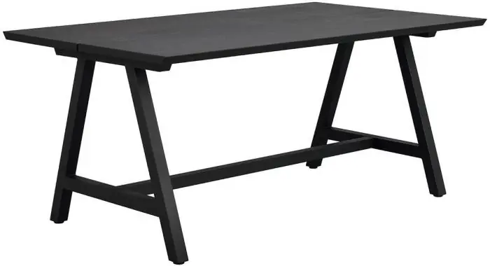Outlet Carradale 170X100 cm A-ben Svartlackad ek - Rowico Home - Bonus Möbler