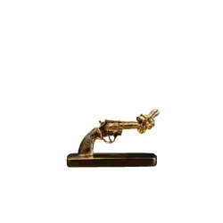 Billig Knotted Gun Mini 7 Cm Polished