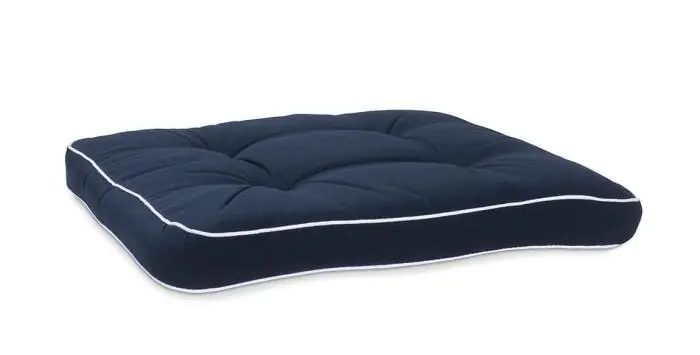 Bästa pris Sittdyna 85 53 cm bred Navy med vit kant dralon - Hillerstorp - Bonus Möbler