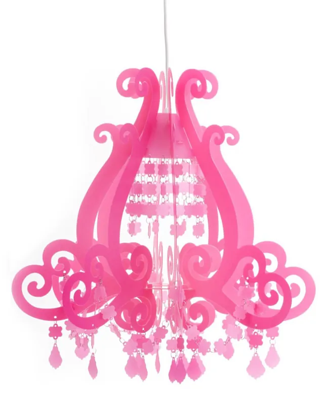 Expressleverans BAROCK Takpendel 45cm Cerise