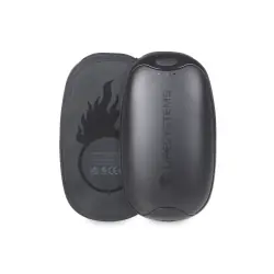 Handla nu Rechargeable Dual Palm Handwarmer Black