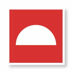 Skylt Brandredskap 200x200 mm - Plast Säker betalning