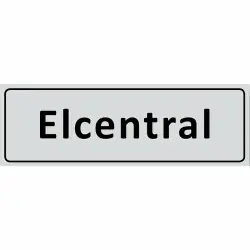 Begränsat erbjudande Informationsskylt Elcentral 225x80 mm