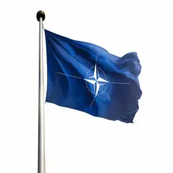 Extra rabatt NATO Flagga 150 cm (6 m)