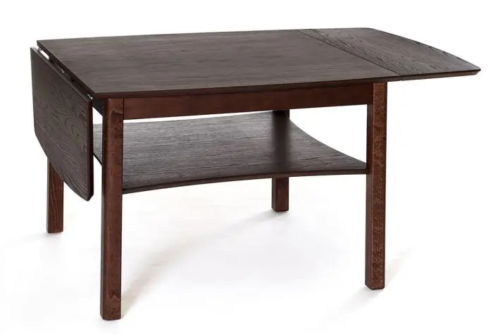 Begränsat antal Marathon 80-135X80 cm Rökt Ek - Bordbirger - Bonus Möbler